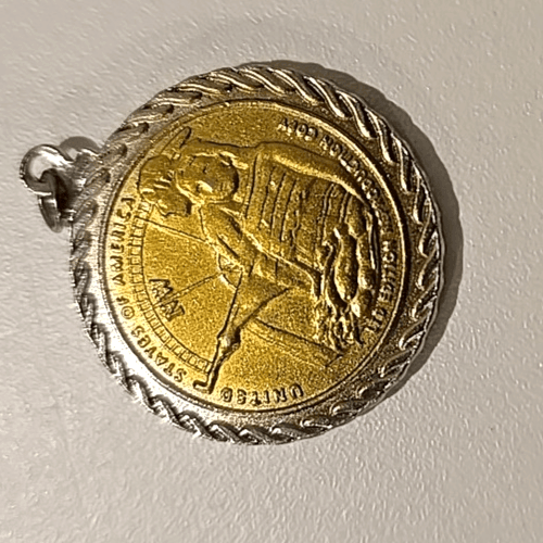 AMERICAN INDIAN RELIEF COUNCIL ~ 2014 SACAJAWEA COIN ~ 19" NECKLACE PENDANT - Thumbnail 7