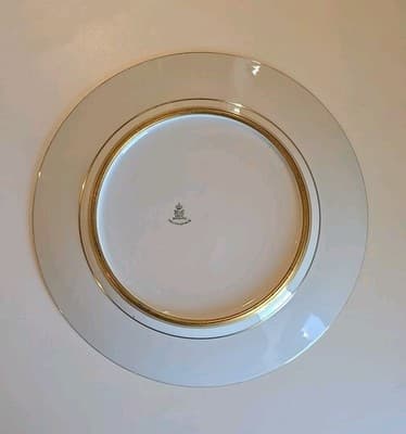 Antique Bavarian Plate – Green & Gold H&C Selb Heinrich & Co. # 6804 Signed - Thumbnail 3