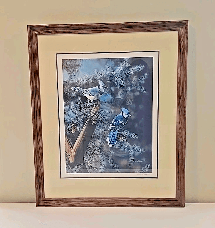 Kevin Daniel Art Print A Touch Of Blue - Bluejays 54/58 - Matted & Framed - Thumbnail 2