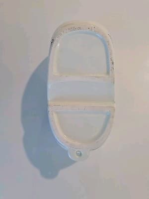 Vintage Dutch Shoe Clog Planter Delft Blue Flower Floral - Thumbnail 8