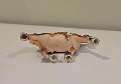 VTG Ceramic Horse Pony On Chain Japan Circus Rodeo Figurines - Thumbnail 7