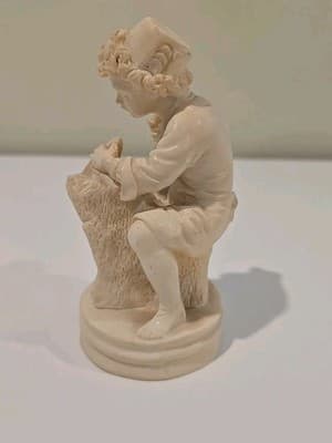 Young Michelangelo 5.75” Sculptor with Chisel Resin Sculpture Statue Made Italy - Thumbnail 6