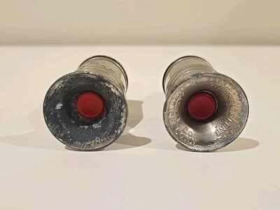 Antique Pasnik Shakeless Salt Cellars 1921 Norwich Conn Silver Pat Pend - Thumbnail 8