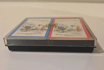 2 Near Mint Decks of Mammoth Spring Canning Playing Cards 50th Anniversary 1970s - Thumbnail 4