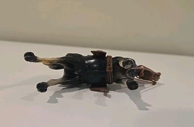 1970s Vintage Toy Black Horse with saddle and white Maine￼Made In Hong Kong - Thumbnail 6