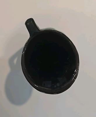Vintage Canuck Pottery Stoneware Creamer Green Evangeline Ware 908 - Thumbnail 8