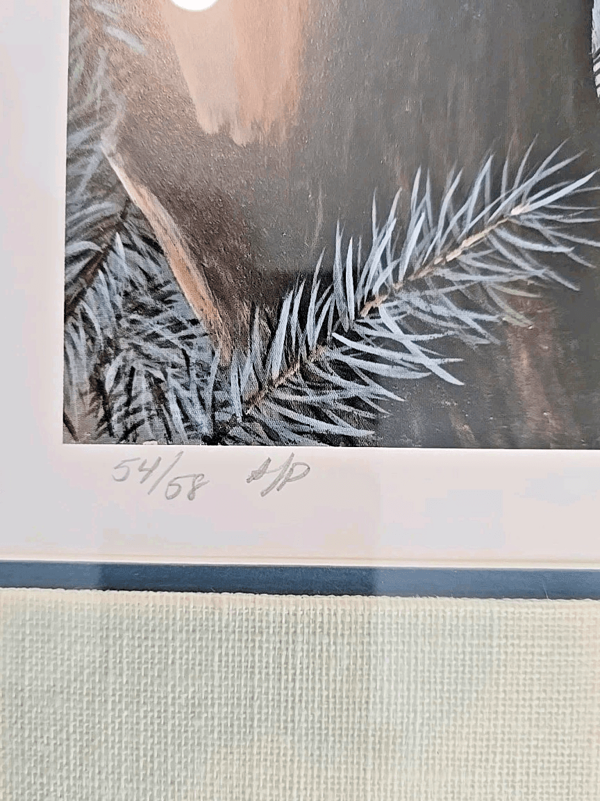 Kevin Daniel Art Print A Touch Of Blue - Bluejays 54/58 - Matted & Framed - Thumbnail 3