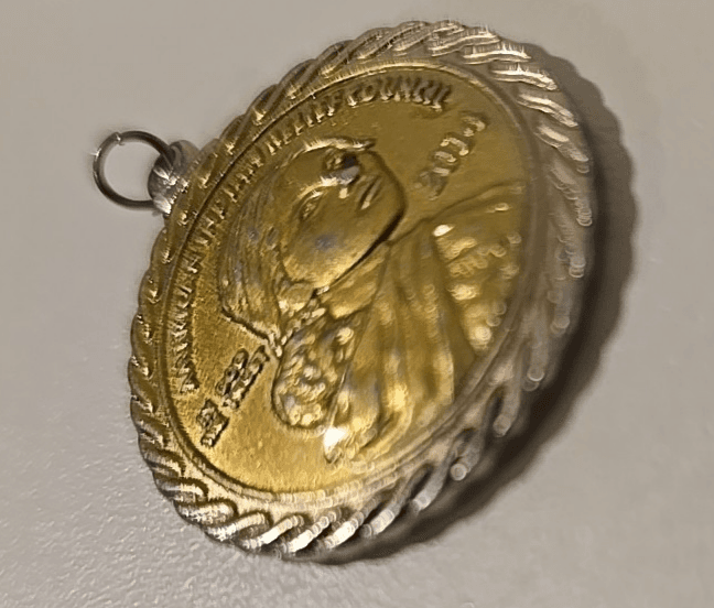 AMERICAN INDIAN RELIEF COUNCIL ~ 2014 SACAJAWEA COIN ~ 19" NECKLACE PENDANT - Thumbnail 3