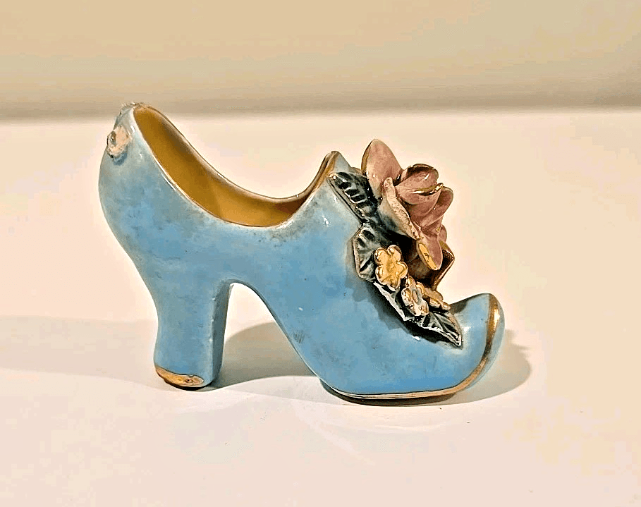 MK Japan Mini Porcelain Women’s High Heel Shoe *Hand Painted 3-1/2” *Excellent + - Thumbnail 6