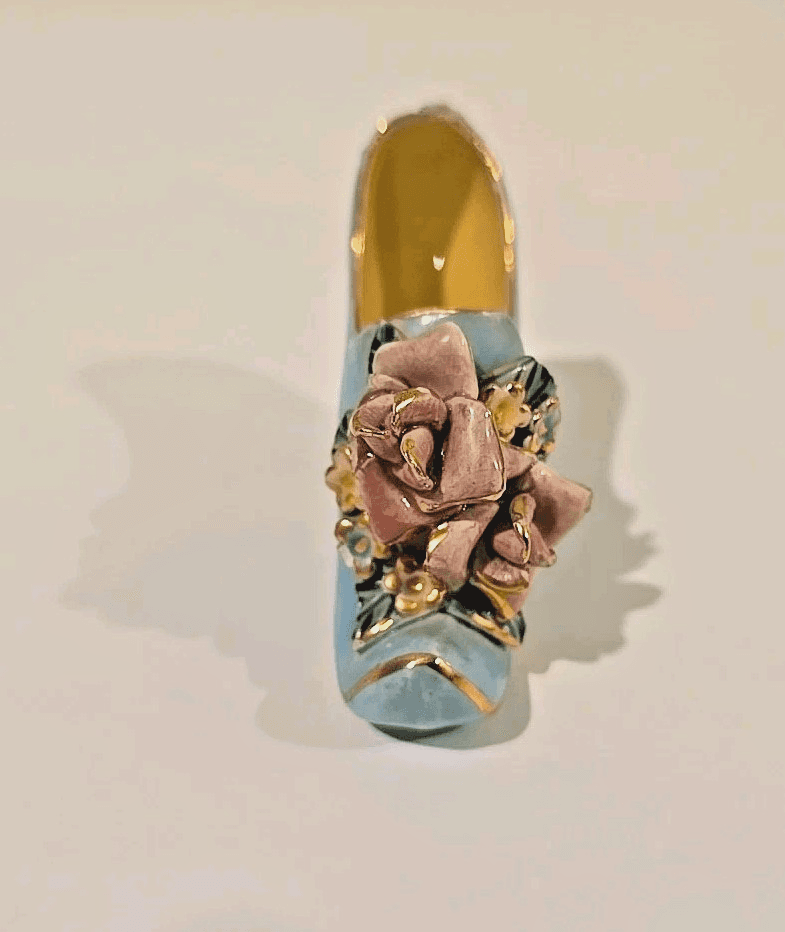 MK Japan Mini Porcelain Women’s High Heel Shoe *Hand Painted 3-1/2” *Excellent + - Thumbnail 7
