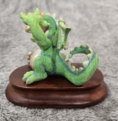 LUCKY Mood Dragon Franklin Mint Swarovski Crystal Tesori 002 Numbered Figurine - Thumbnail 5