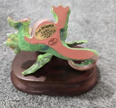 LUCKY Mood Dragon Franklin Mint Swarovski Crystal Tesori 002 Numbered Figurine - Thumbnail 10