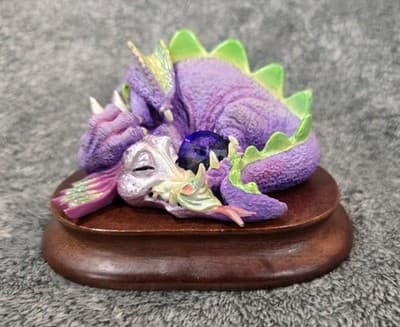 Mood Dragons "Snoozy, Comfy & Cozy" Resin Figures - 1998 - Retired - Thumbnail 5