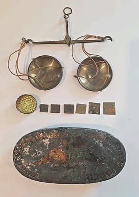 Gold Miners Improved Gold Scale Manufactured Expressively For California 1850