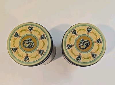 RARE Vintage Irma Girl Danish Cookie Tin Canister Set of 2 - Thumbnail 5