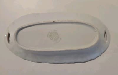 Registered Celebrate Lusterware Chelsea Bird Relish/Butter Dish Made in Germany - Thumbnail 4