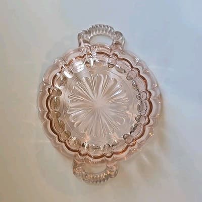Anchor Hocking OLD CAFE PINK 6 1/2" OPEN HANDLE BOWL - Thumbnail 5