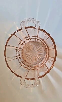 Anchor Hocking OLD CAFE PINK 6 1/2" OPEN HANDLE BOWL - Thumbnail 4