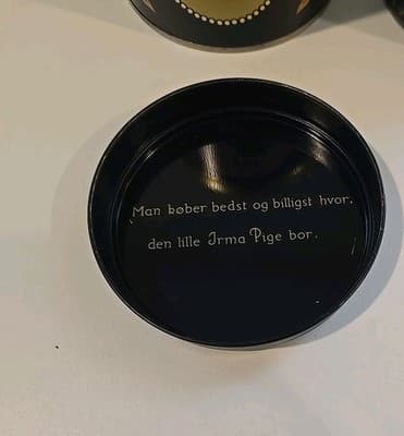 RARE Vintage Irma Girl Danish Cookie Tin Canister Set of 2 - Thumbnail 9