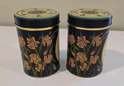 RARE Vintage Irma Girl Danish Cookie Tin Canister Set of 2 - Thumbnail 4