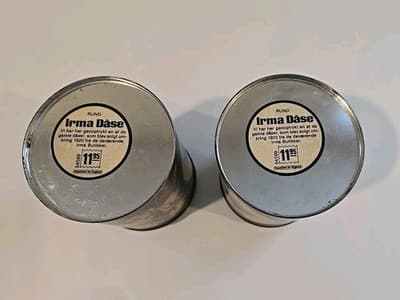 RARE Vintage Irma Girl Danish Cookie Tin Canister Set of 2 - Thumbnail 10