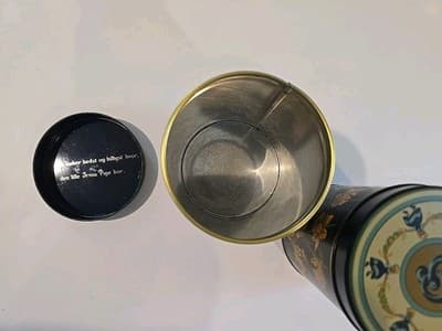 RARE Vintage Irma Girl Danish Cookie Tin Canister Set of 2 - Thumbnail 8