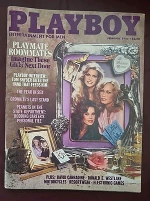 Playboy February 1981, Vickie Lynn Lasseter, Terri Welles, Candy Loving Vintage
