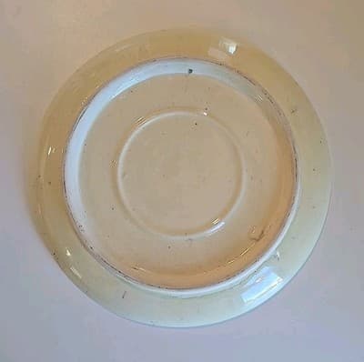 Vintage/Antique Turkish Ottoman Empire Hand Painted Wall Plate 9.5" - Thumbnail 2