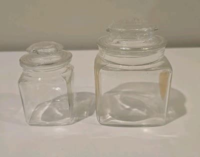 Vintage Pennsylvania Dutch Co Good Luck Hex Candies Jar 6oz & Mini Jar - Thumbnail 2