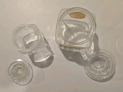 Vintage Pennsylvania Dutch Co Good Luck Hex Candies Jar 6oz & Mini Jar - Thumbnail 8