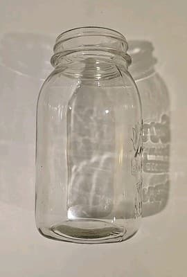 Vintage Kerr Self Sealing Mason Jar Quart Small Mouth Antique Rare US Patent Off - Thumbnail 7