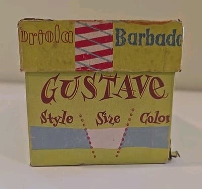 1940s Handmade Gustave Samba Red Velvet Shoe Slip On Oringal Box Sz 4-5.5 - Thumbnail 9