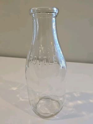 Deposit Bottle Quart Milk Bottle Embossed DEPOSIT BOTTLE In Several Places - Thumbnail 5
