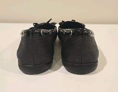 Enzo Angiolini Shoes Womens 7.5 Bartolo Loafer Flats Black Leather Casual Tassel - Thumbnail 9