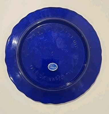 1970 CHRISTMAS PLATE PARTRIDGE IN PEAR TREE HANDCRAFTED BY IMPERIAL GLASS Co. - Thumbnail 6