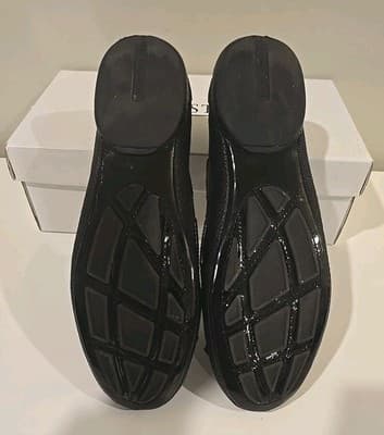 Enzo Angiolini Shoes Womens 7.5 Bartolo Loafer Flats Black Leather Casual Tassel - Thumbnail 3