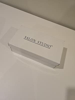 New Salon Studio Women's Slip On Shoes Size 9 M Black Wedge Bow - Thumbnail 10