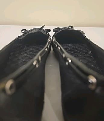 Enzo Angiolini Shoes Womens 7.5 Bartolo Loafer Flats Black Leather Casual Tassel - Thumbnail 10