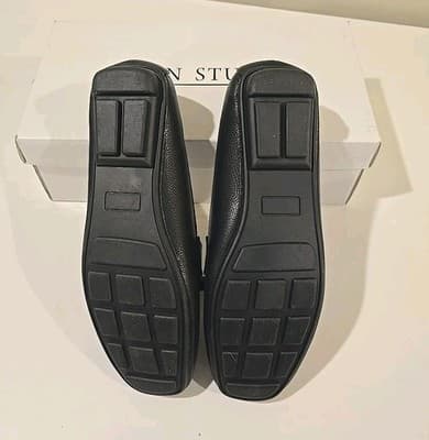New Salon Studio Women's Slip On Shoes Size 9 M Black Wedge Bow - Thumbnail 2