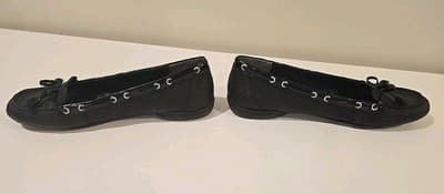 Enzo Angiolini Shoes Womens 7.5 Bartolo Loafer Flats Black Leather Casual Tassel - Thumbnail 5