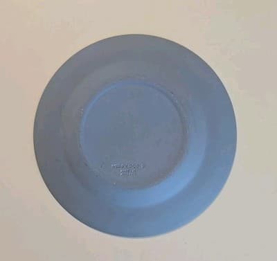 Vintage Wedgwood Jasperware Pale Blue Collectors Society Mini Plate Pin Dish - Thumbnail 3