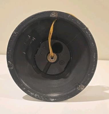 Andrew Wender Raku Studio Art Pottery 25" Lamp w Copper Shade Stack Totem - Thumbnail 8