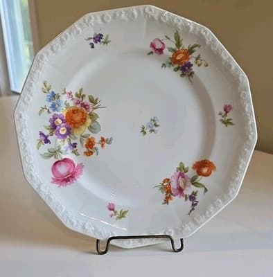 ROSENTHAL MARIA FLOWERS Bread & Butter Plate Germany 7 3/4"