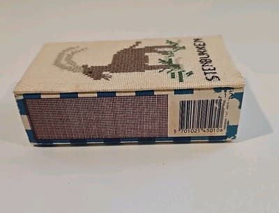 Vintage Tordenskjold by H.E. Gosch & Co Denmark Needlepoint Goat Matchbox - Thumbnail 6