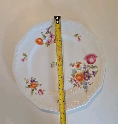 ROSENTHAL MARIA FLOWERS Bread & Butter Plate Germany 7 3/4" - Thumbnail 5