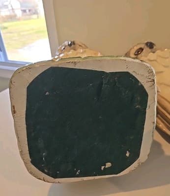 Pair of Mid Century Modern Large Chalkware Painted Owl Sculpture Table Lamps - Thumbnail 22