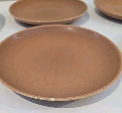 Vintage Russell Wright Iroquois Casual Tan Blue Dish Plates Bowls Cups 23pcs - Thumbnail 7