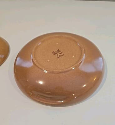 Vintage Russell Wright Iroquois Casual Tan Blue Dish Plates Bowls Cups 23pcs - Thumbnail 11