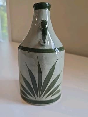 Vintage Handmade & Painted Folk Art Ceramic Jug Figurine Signed MEXICO - Thumbnail 6