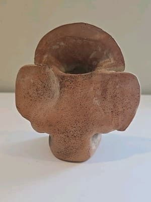 Vintage Zapotec Terracotta Sculpture Aztec Maya Mexico 6.5” H Folk Art Effigy - Thumbnail 4